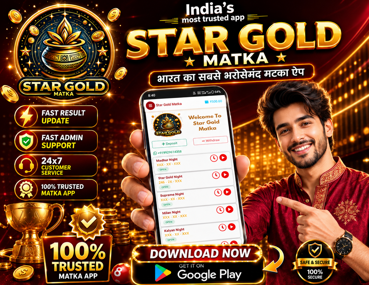 Official Star Gold Matka Support